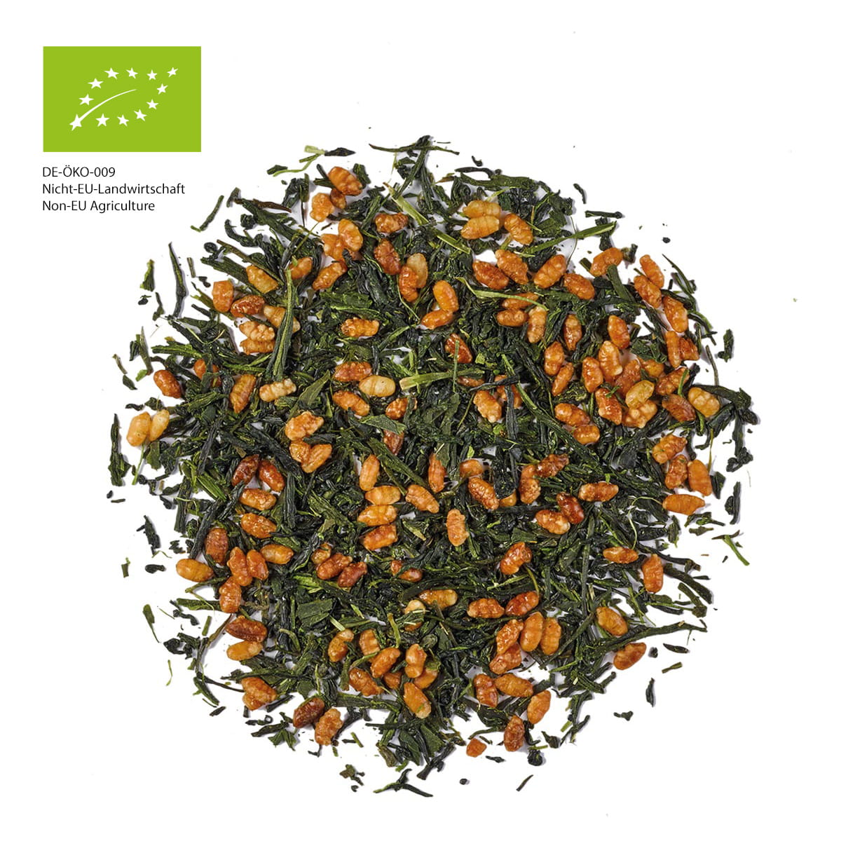 Limited Leaves, Premium Genmaicha, Organic Green Tea, tea leaves