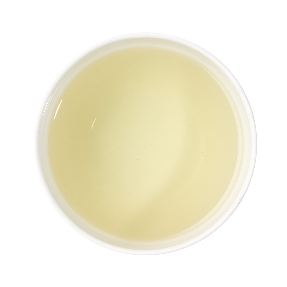 Limited Leaves, Yunnan Moonlight First Grade, Organic White Tea, brewed tea in the cup