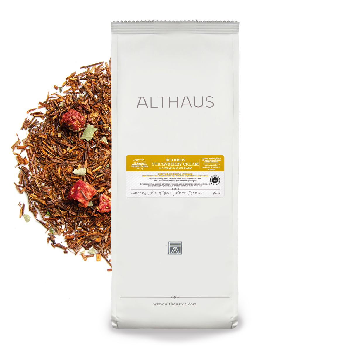 Rooibos Strawberry Cream