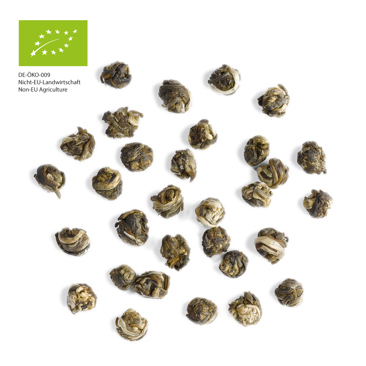 Limited Leaves, Jasmine Pearls Bai Yin, Organic Green Tea, tea leaves