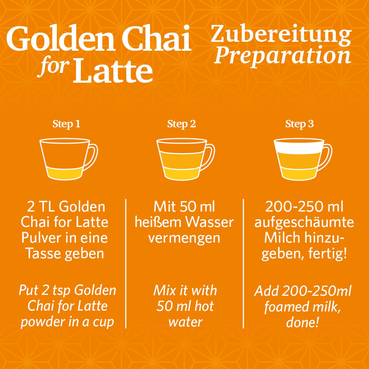 Golden Chai for Latte