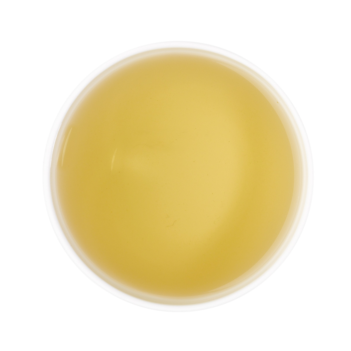 Limited Leaves, Jasmine Pearls Bai Yin, Organic Green Tea, brewed tea in the cup